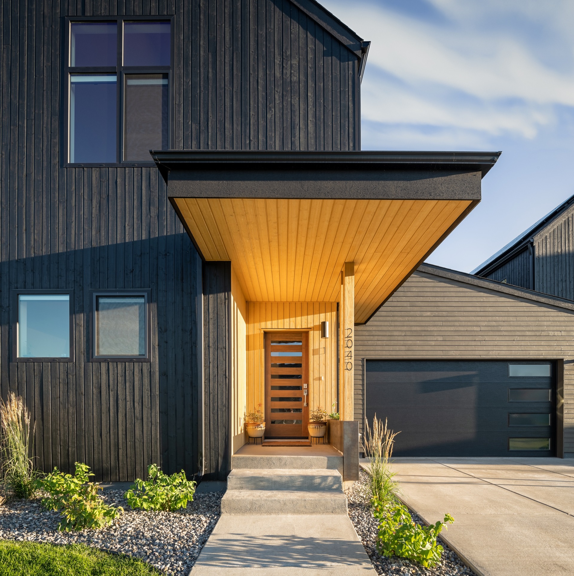 Siparila Norwegian Whitewood Siding – Evolute 8 exterior panels used in Lykke Condos located in Bozeman, MT