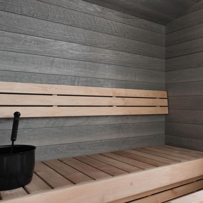 Siparila: Kuulas Wood Interior/Sauna Panels – "Grey"