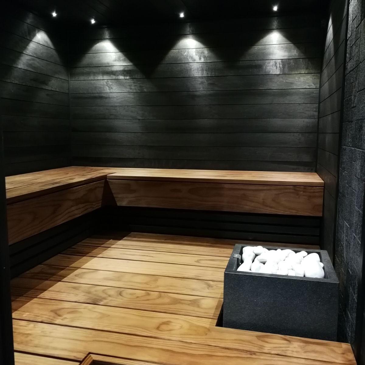Siparila: Kuulas Wood Interior/Sauna Panels – "Black"