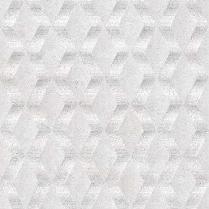 Azuvi: Rhomb Tile – White