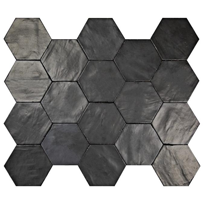 Nemo Tile + Stone: Casablanca Hexagon – Night  (5.5”x6.3”)